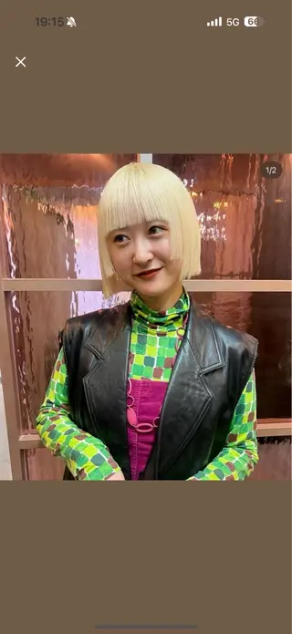 ショート カラー カラーモデル/ かずまのヘアスタイル