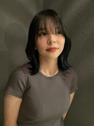 ミディアム カラー 透明カラー/レイヤー misaki °＊のヘアスタイル