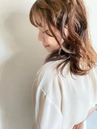 ミディアム gram岡崎南 KYOKOのヘアスタイル