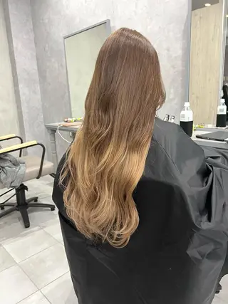 ロング カラー ace share salon所属・韓国風パーマ/ 菅沼 成郷のヘアスタイル