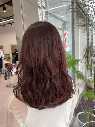 ミディアム カラー これた🧸ヘアメ職人 ♡髪質改善♡カラーのヘアスタイル