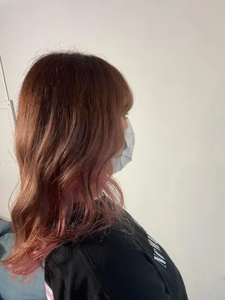 ミディアム カラー La fith hair ray所属・メンズ/パーマ/ ブリーチ/KAITOのヘアスタイル