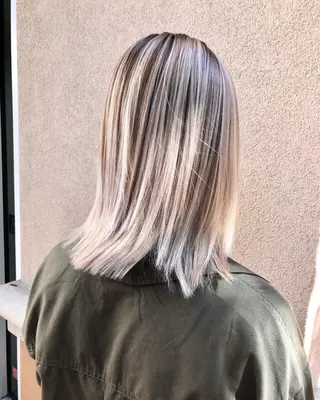 ミディアム カラー メンズ特化 パーマ/オザワのヘアスタイル