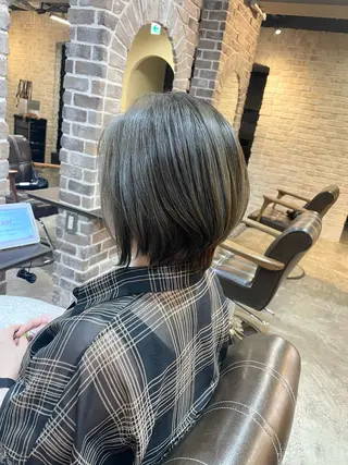 ミディアム カラー ACROあべの店所属・艶カラー/インナー /グラデ/大西小百合のヘアスタイル