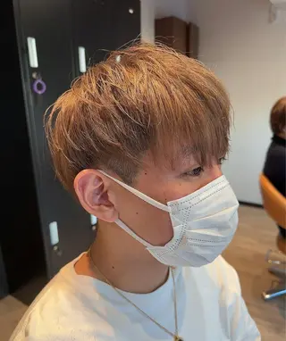 カラー メンズ 髪質改善&ストレート ‪✂︎‬鈴木青樹のヘアスタイル