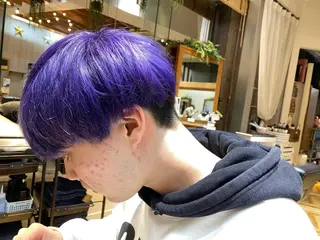 ショート カラー メンズ 美髪改善・ブリーチ tadasuke⭐️のヘアスタイル