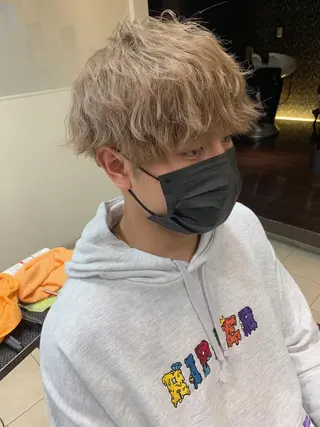 ショート カラー メンズ 甲斐 司のヘアスタイル