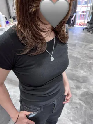 ミディアム 透明感/レイヤー 🇰🇷tomonaのヘアスタイル