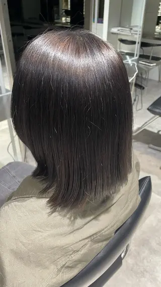 ミディアム カラー 高橋 晴のヘアスタイル