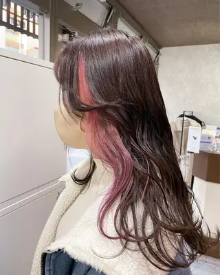 セミロング イワタ マハ/ minim hairのヘアスタイル