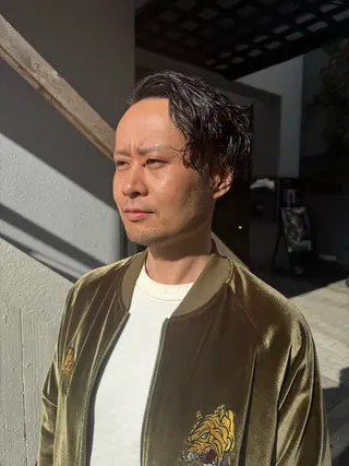 ショート パーマ メンズ スキンフェード/パー マ/須田陸斗のヘアスタイル