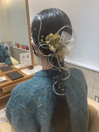 ロング 原 麻耶のヘアスタイル