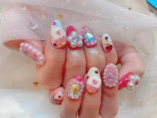 ネイル 長さだし専門店 M2　rikaのネイルデザイン