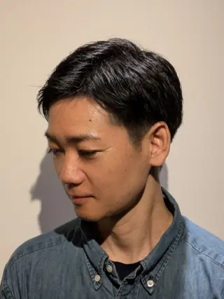 ミディアム 松井 俊樹のヘアスタイル