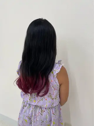 ロング カラー キッズ ４ｃｍ諸江店所属・澤野 祐羽のヘアスタイル