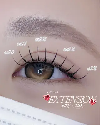 マツエク・マツパ by fleur KOKONAのマツエク・マツパデザイン