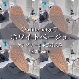 ミディアム カラー ハイトーン/ダブルカ ラー/RINKA🎀のヘアスタイル