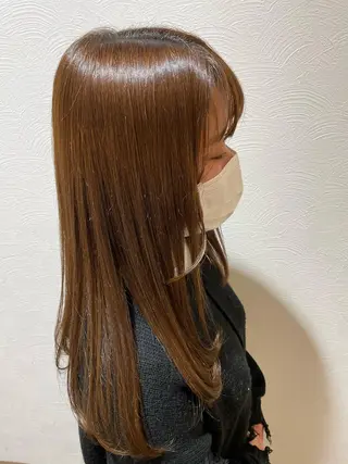 セミロング 齋藤 未夢のヘアスタイル