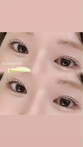 マツエク・マツパ 🎀Amina/渋谷 /束感まつげ🎀のマツエク・マツパデザイン