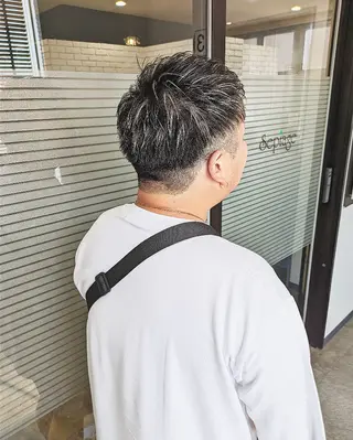 ショート メンズ カラー sepiage trois所属・酒井 亜希のヘアスタイル