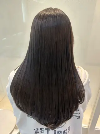 ロング カラー 髪質改善/縮毛矯正 ササキナツミのヘアスタイル