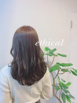 ロング カラー 【エシカル】 HOSOMIのヘアスタイル