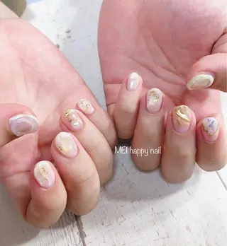 ネイル 北浦和 自爪育成ケアのネイルデザイン