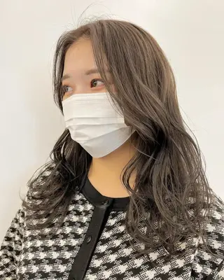 ロング カラー 🌱ボブ/レイヤー/ ベージュ/あやみ✨のヘアスタイル