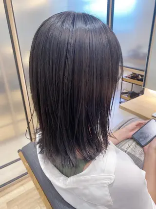 ミディアム カラー 🌈🌸あおき みちる🌟💗のヘアスタイル