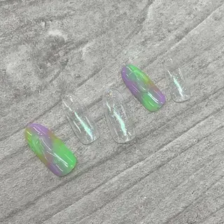 ネイル ⭐︎休業中の練習⭐︎ JNA認定講師髙橋のネイルデザイン