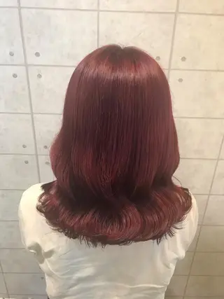 ミディアム カラー knock【ノック】所属・烏丸韓国ヘア🇰🇷 ayaka🎀のヘアスタイル