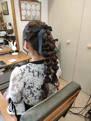 ヘアアレンジ HempBeauty 浅野アサミのヘアスタイル