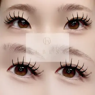 マツエク・マツパ ＲＥＢＥＳＴ ｅｙｅｌａｓｈのマツエク・マツパデザイン