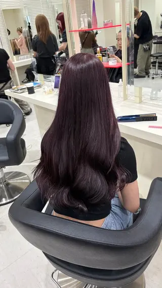 ロング 💗暖色カラー💗 ツヤ髪💗Mayaのヘアスタイル