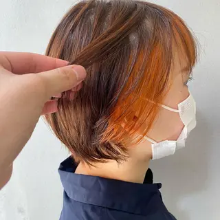 ショート ボブ/パーマ ミヒラケイタのヘアスタイル