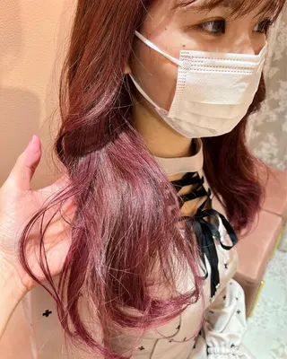 ロング カラー 髪質改善カラー☆ ヘアアレンジmiyuのヘアスタイル