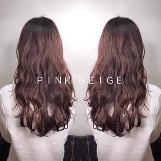 ロング カラー パーマ 美髪矯正 🌈髪質改善 山下のヘアスタイル