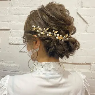 セミロング まつパ・ヘアセット ♡Chinami♡のマツエク・マツパデザイン