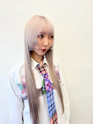 セミロング カラー HARU//原宿🤍 リピート率NO.1のヘアスタイル