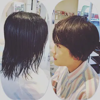 ショート 本田 卓也のヘアスタイル