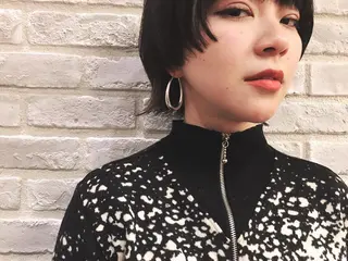 ショート カラー パーマ la fith所属・rico_by ヘアとアイブロウのヘアスタイル