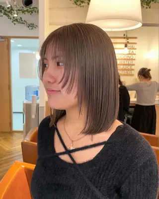 ミディアム カラー Ogata Marinaのヘアスタイル
