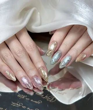 ネイル M🌷nail 長さだし専門店のネイルデザイン