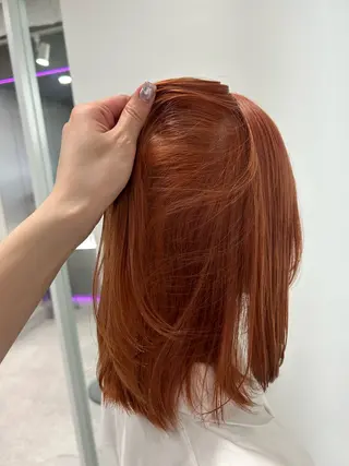 ミディアム カラー 愛結 暖色カラー🎀🩰のヘアスタイル