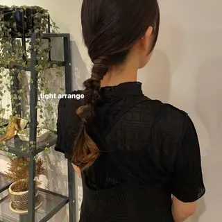 ロング ヘアアレンジ 暖色カラー/レイヤー 🌙 オノユリカのヘアスタイル