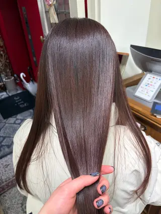 ロング カラー ツヤ髪✨髪質 改善 渋谷 ｻﾜのヘアスタイル