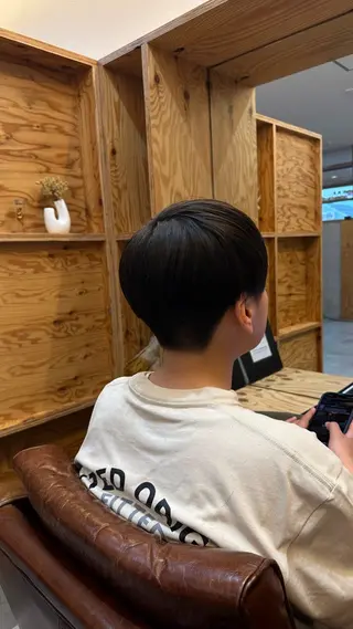 キッズ adorable 長谷川実夢のヘアスタイル