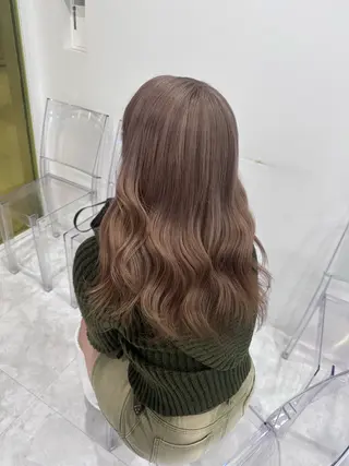セミロング カラー ♡ダブルカラー特化♡ miyuのヘアスタイル
