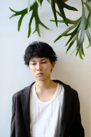 ショート パーマ メンズ December/jingumae所属・メンズパーマ 特化うえちりくのヘアスタイル