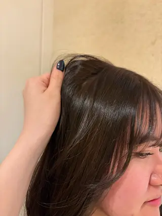 ロング カラー 武田玲音/カラー モデル/堀江のヘアスタイル